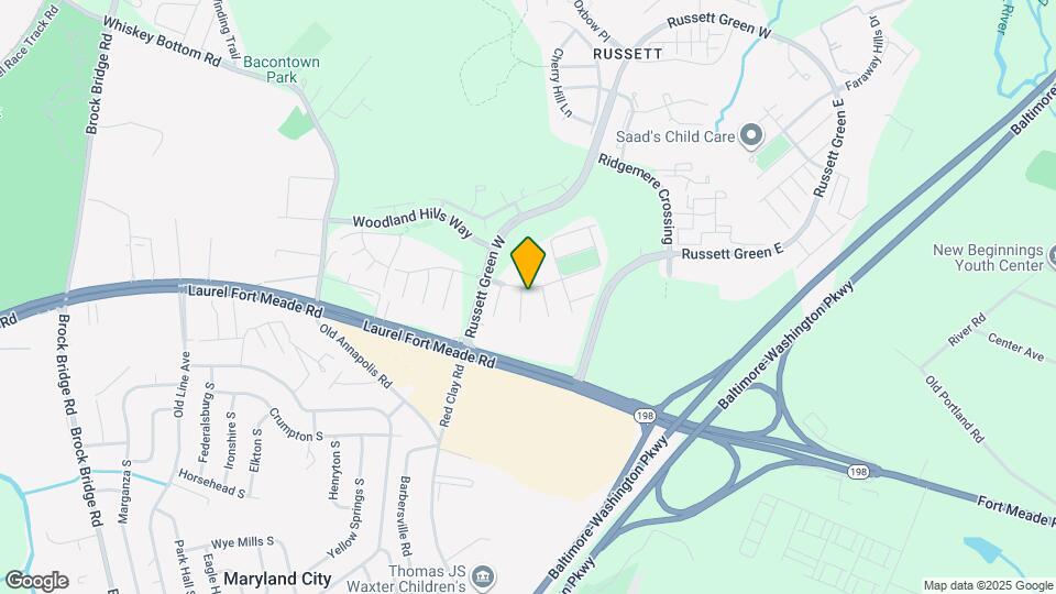 8605 Accokeek St Map and Location Details