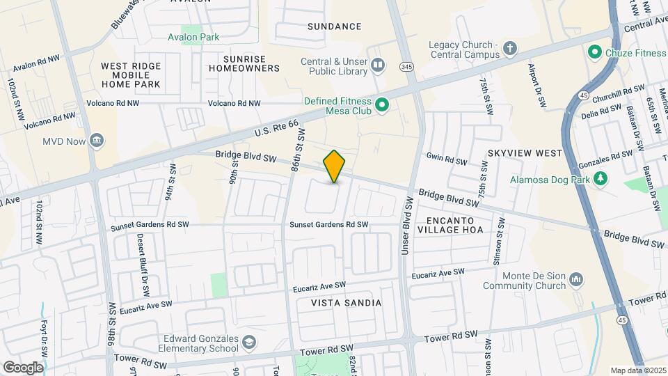 Crescent Ridge Mapa y Detalles de la Ubicación
