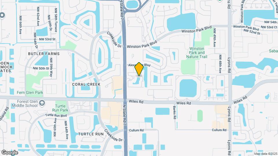 4836 N State Road 7, Unit 5201 Map and Location Details