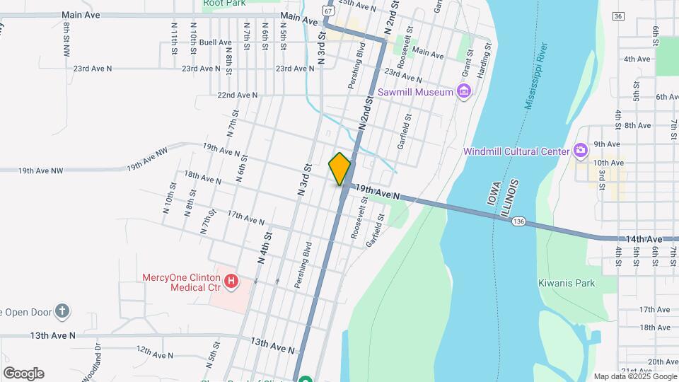 1824 N 2nd St, Unit 1824 Map and Location Details