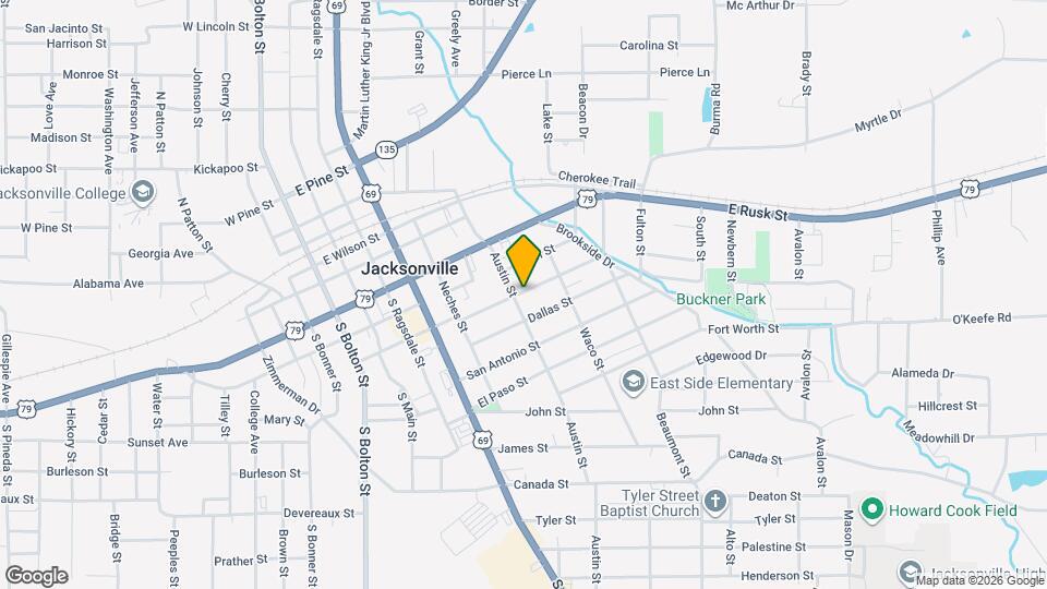 603 Nacogdoches St Map and Location Details