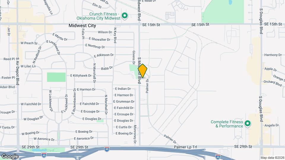 2216 S Midwest Blvd Map and Location Details