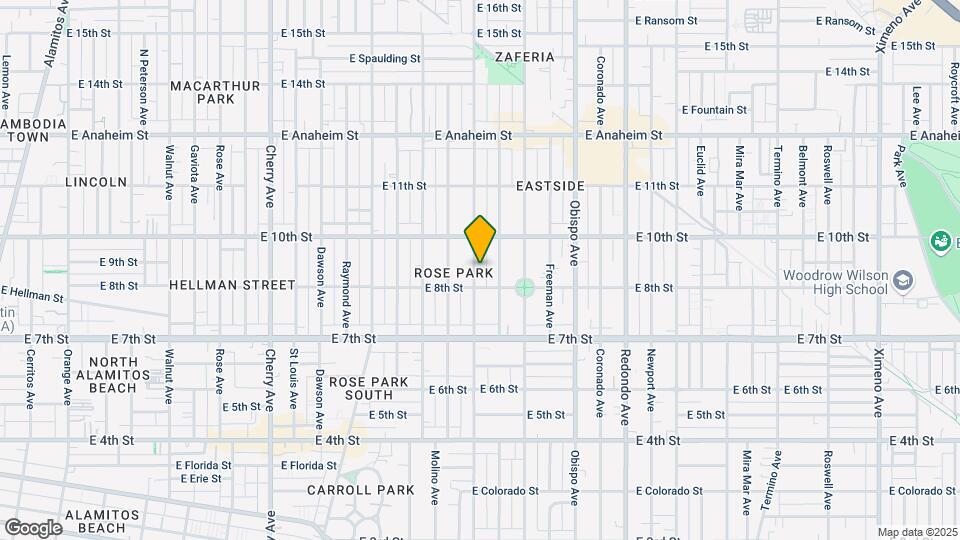 830 Temple Avenue Mapa y Detalles de la Ubicación