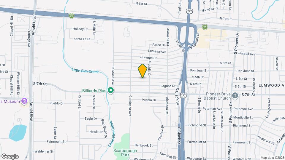 5333 Taos Dr Map and Location Details