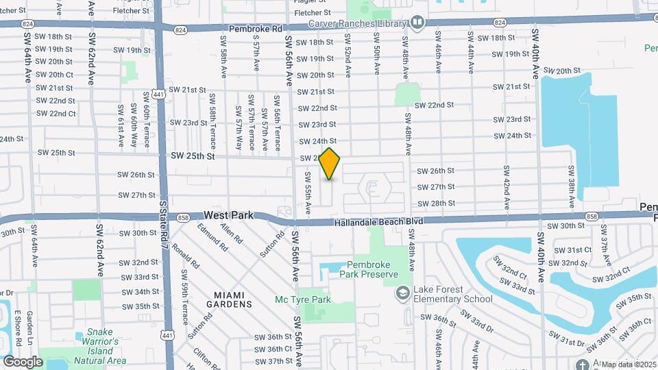 2620 SW 53rd Ave Map and Location Details