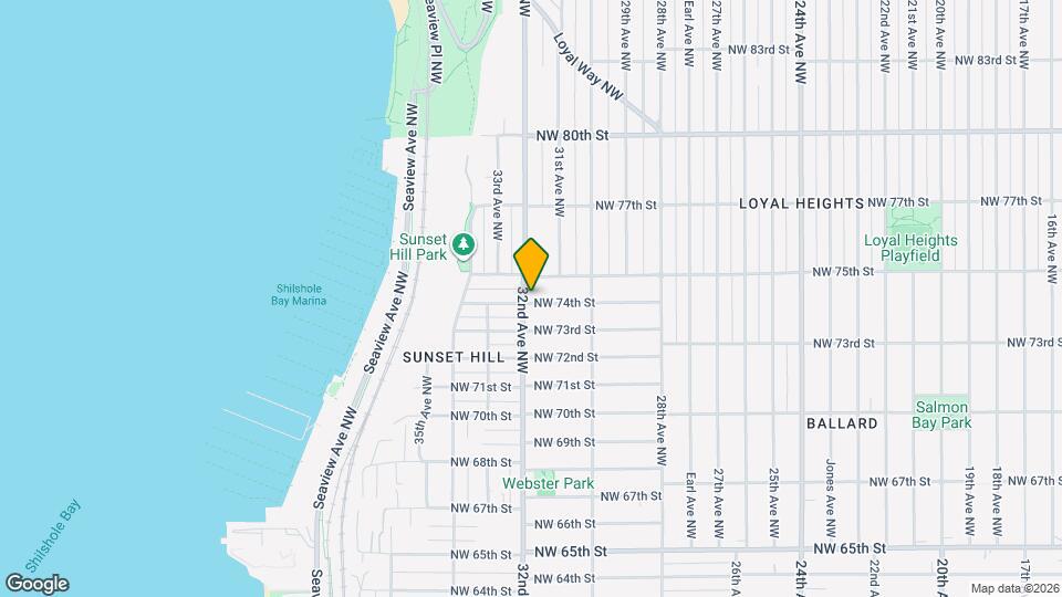 7400 32nd Ave NW Map and Location Details