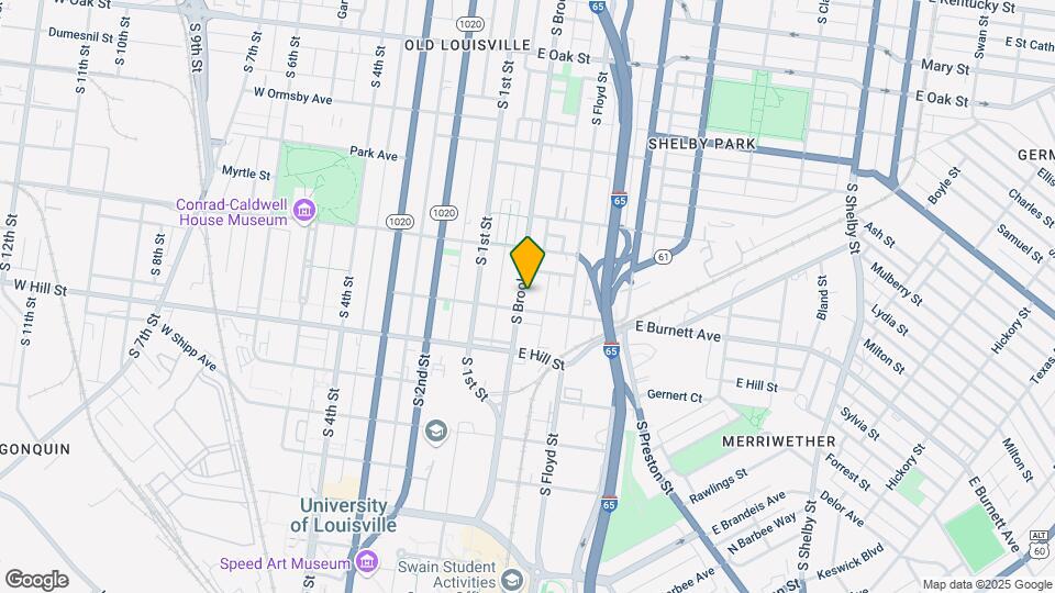 1439 Brook St Map and Location Details