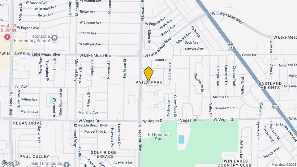 1820 N Decatur Blvd Map and Location Details