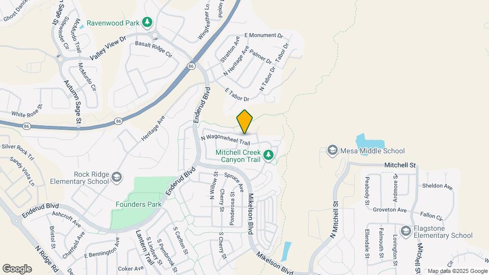 5596 Canyon View Dr Map and Location Details