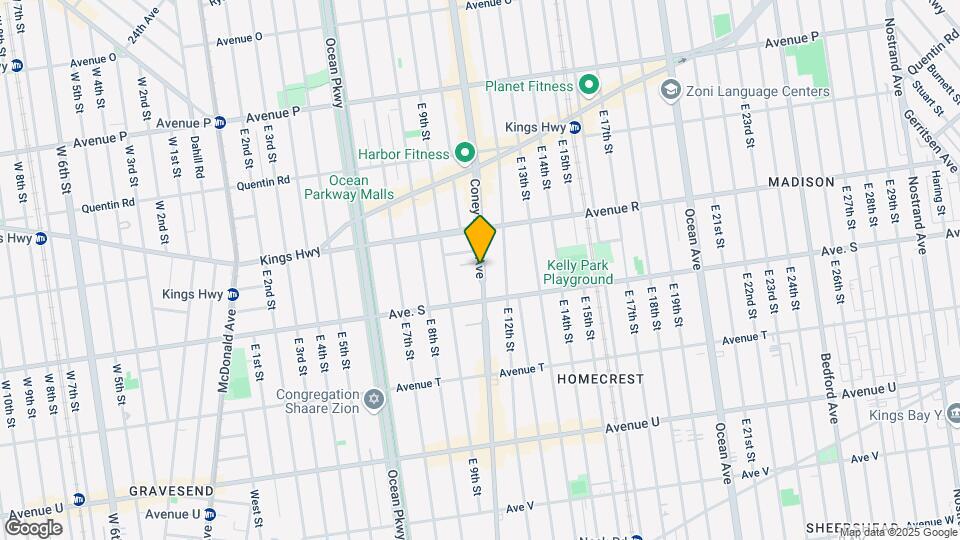 2179 Coney Island Ave Mapa y Detalles de la Ubicación