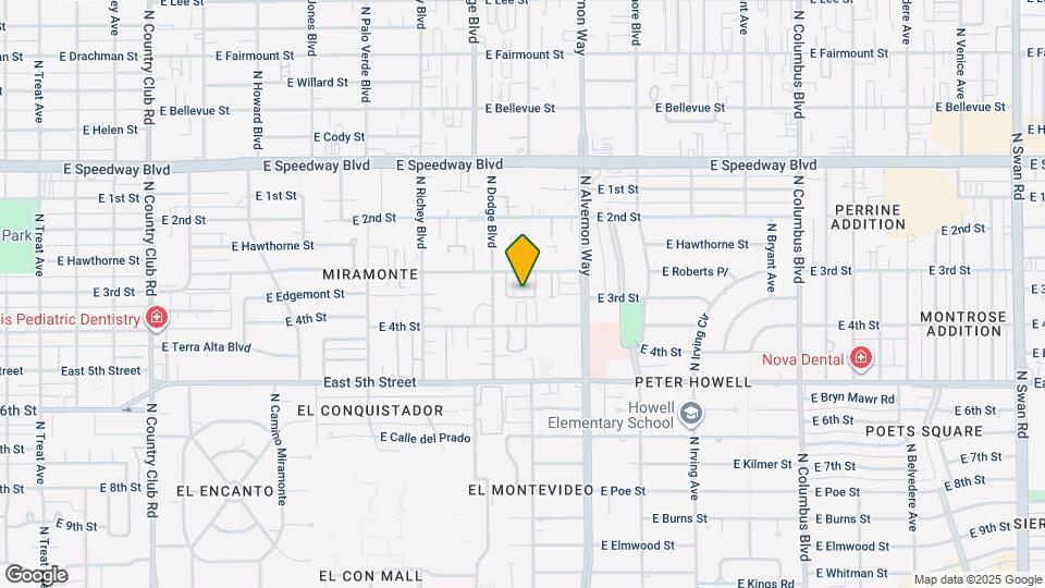 3758 E 3rd St Mapa y Detalles de la Ubicación