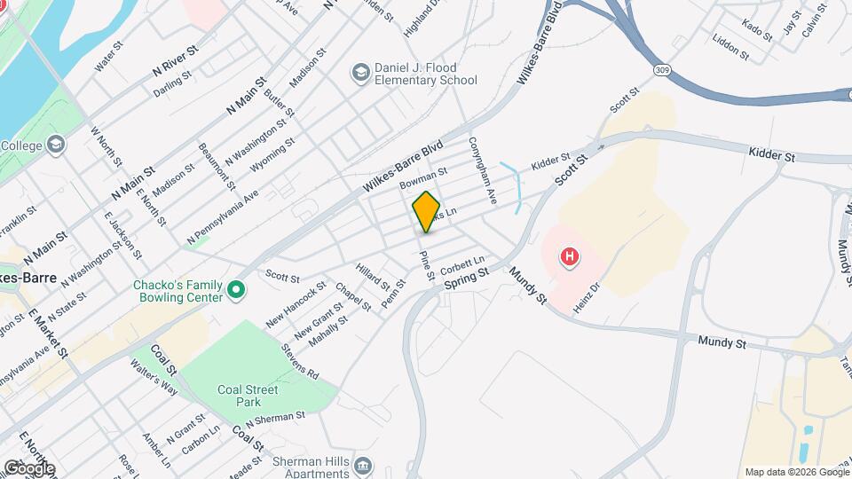 335 Scott St Mapa y Detalles de la Ubicación