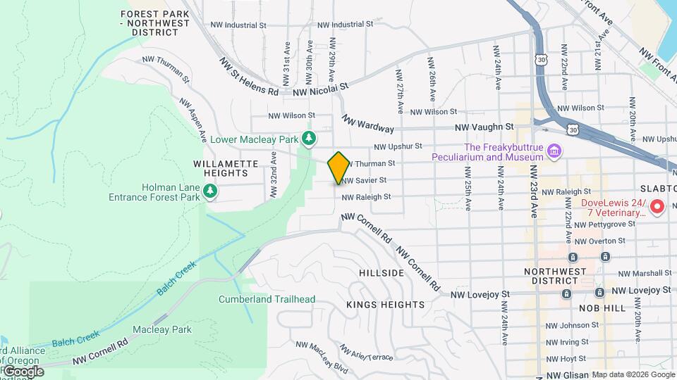 1624 NW 29th Ave Map and Location Details