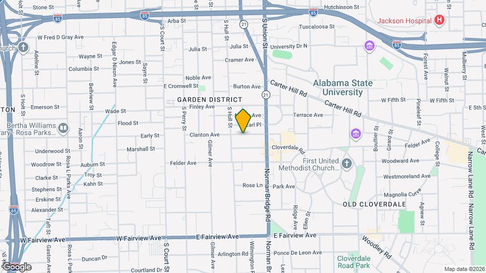 432 Clanton Ave Map and Location Details