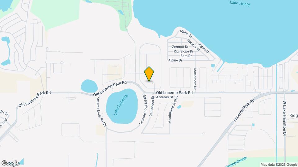232 Lake Lucerne Way Map and Location Details