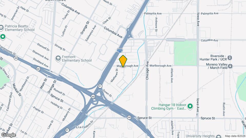 1623 Palermo Dr Map and Location Details