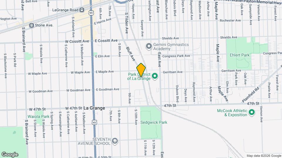 318 Bluff Ave Map and Location Details