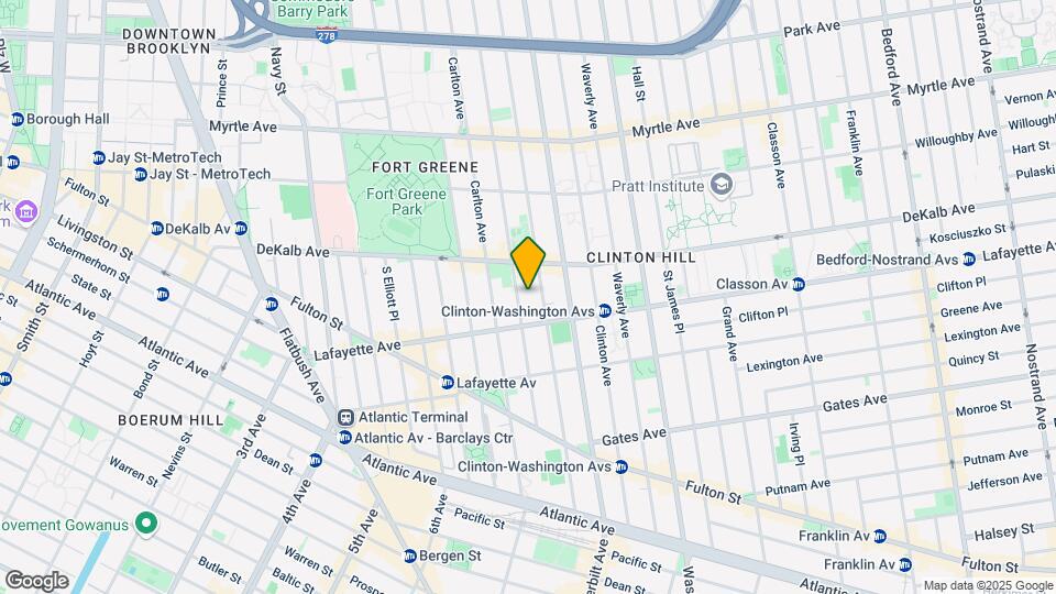 299 Adelphi St Mapa y Detalles de la Ubicación