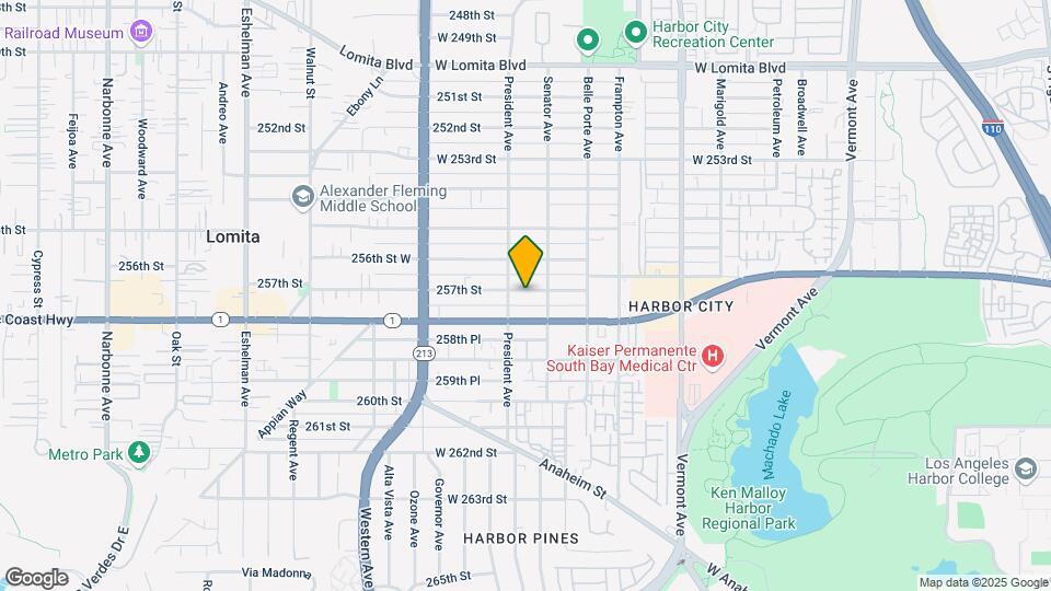 1532 W. 257th St. Mapa y Detalles de la Ubicación