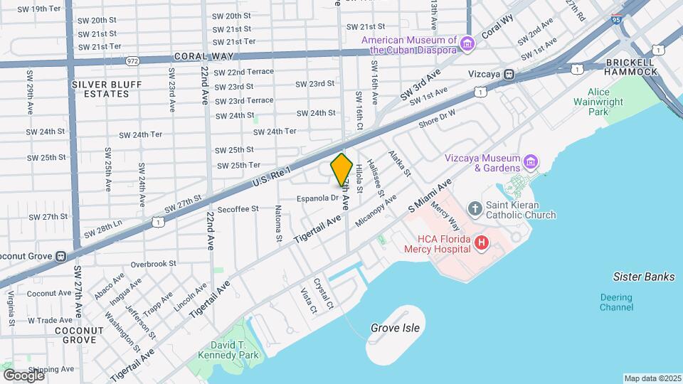 1701 Espanola Dr Map and Location Details