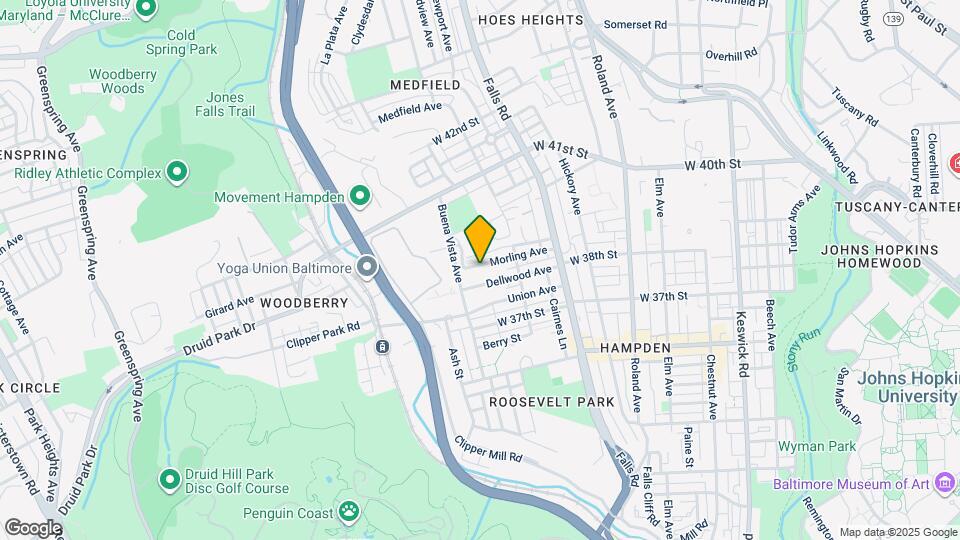 1419 Morling Ave Map and Location Details