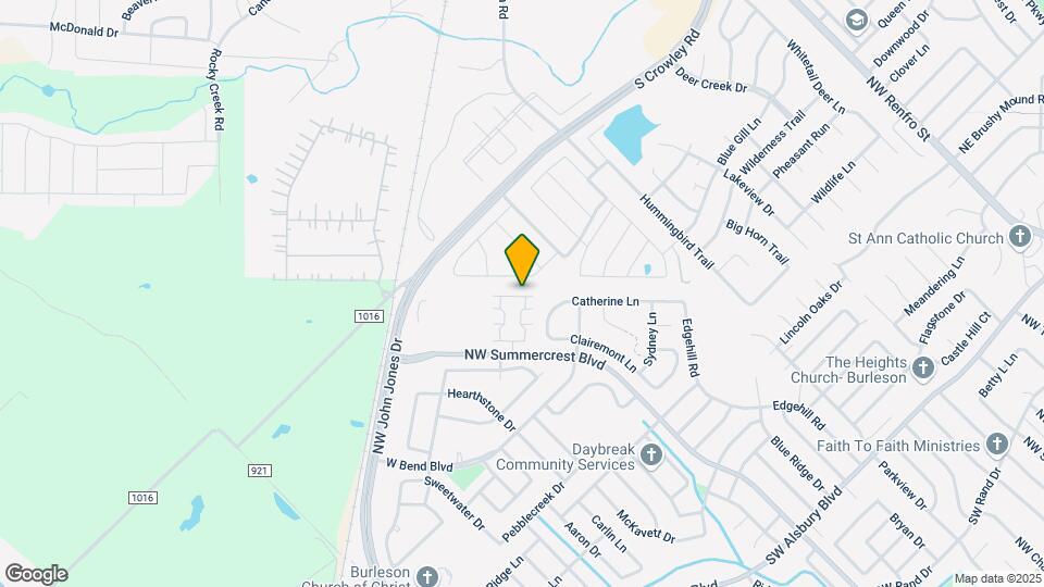 1216 Sunnyvale Ln Map and Location Details