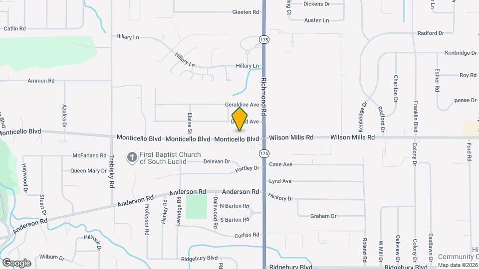 4933 Monticello Blvd Map and Location Details