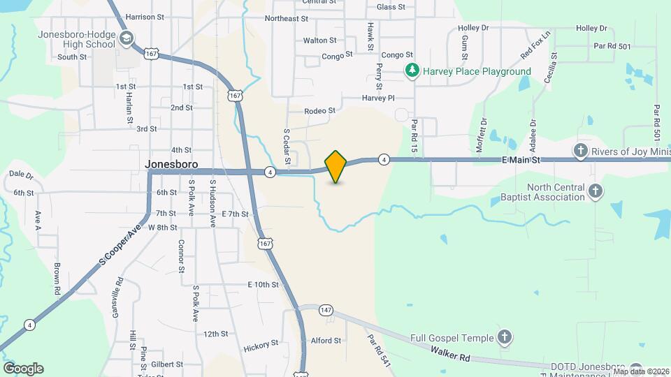 Caney Creek Apartments Map and Location Details