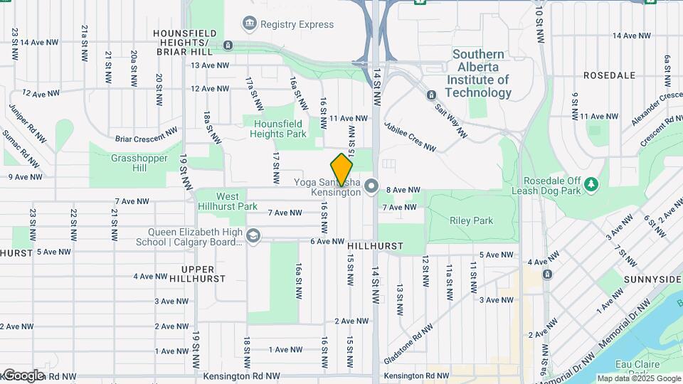 1615 8 Av NW Map and Location Details