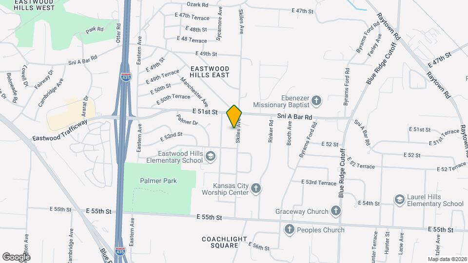 5132 Skiles Ave Map and Location Details