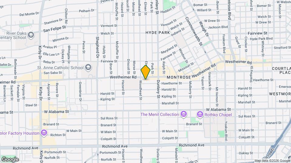 1748 Hawthorne St Map and Location Details