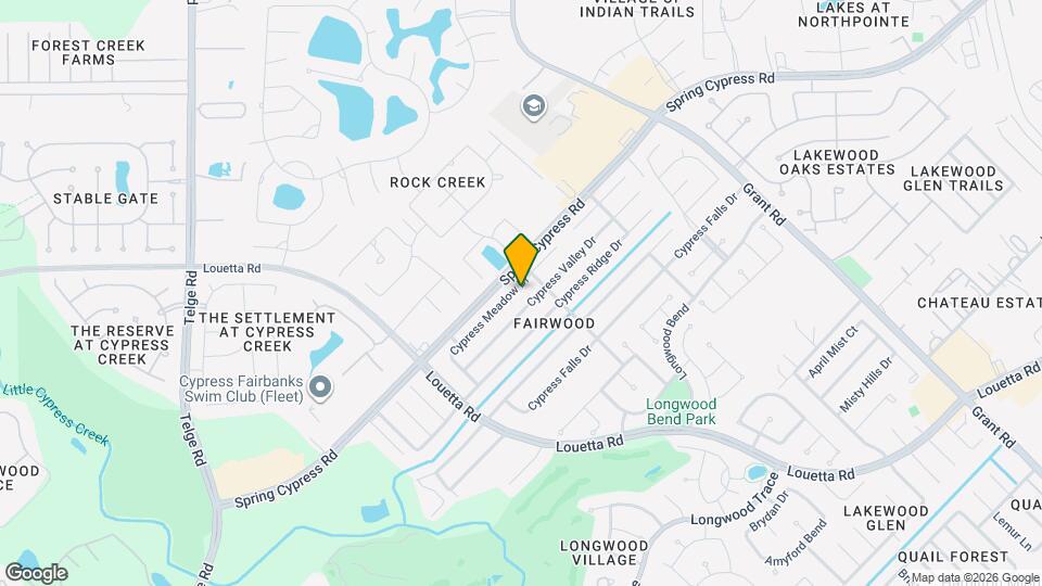 14515 Cypress Meadow Dr Mapa y Detalles de la Ubicación
