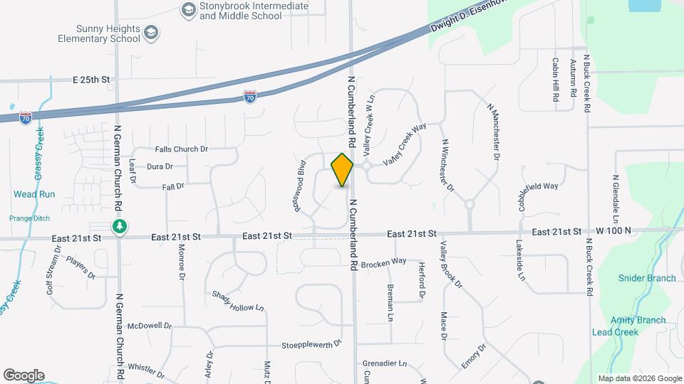 2208 Rossington Ln Map and Location Details