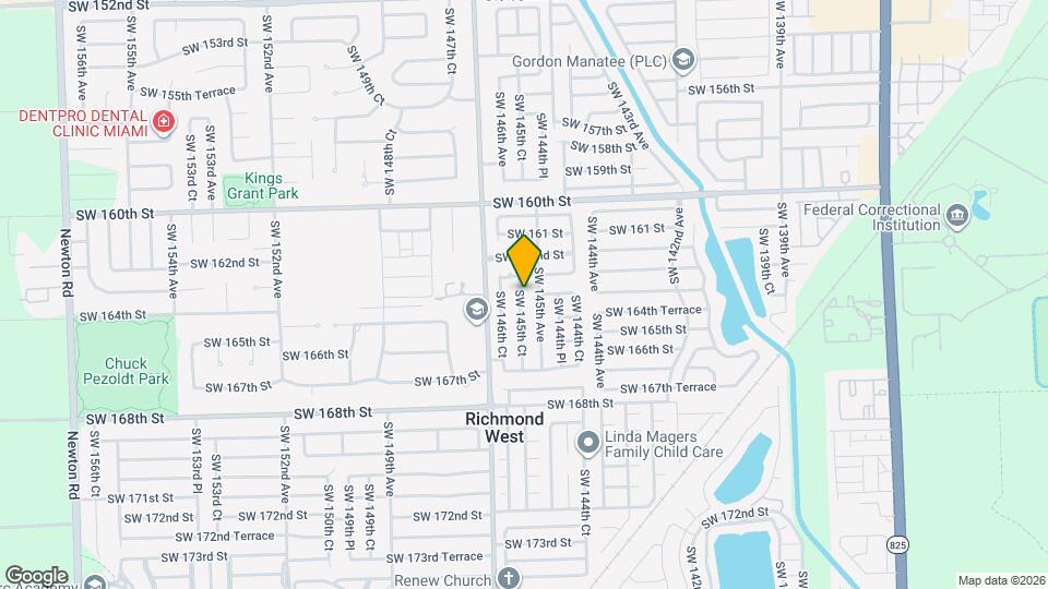 16341 SW 145th Ct Map and Location Details