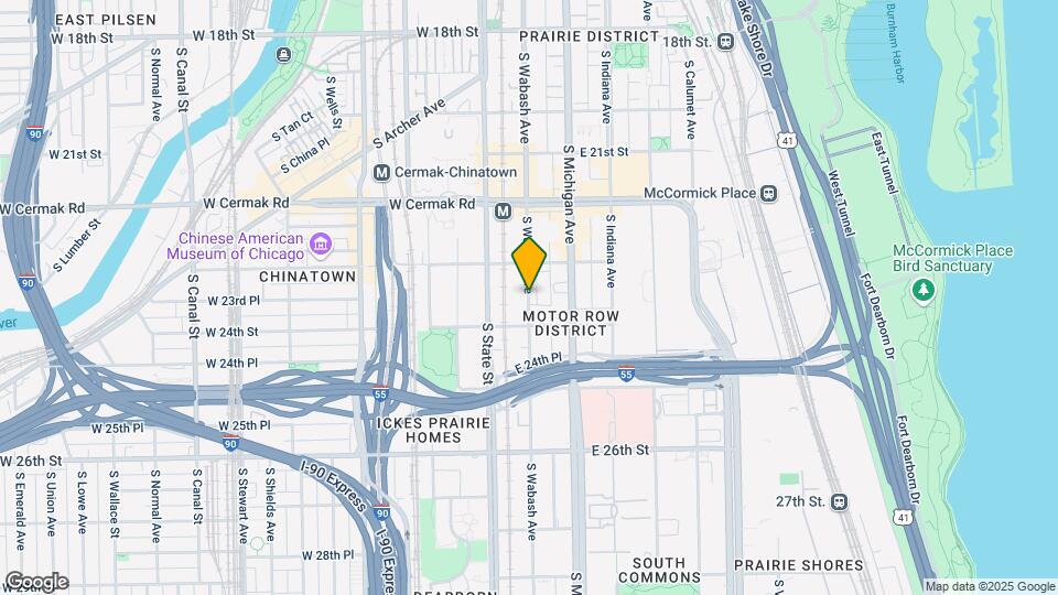 2337 S Wabash Ave Mapa y Detalles de la Ubicación