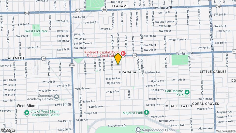 1212 Aguila Ave Map and Location Details