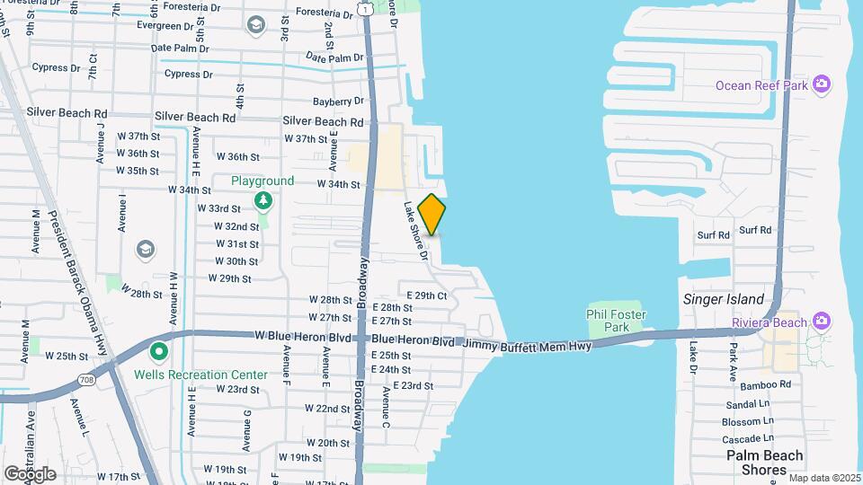 3040 Lake Shore Dr Map and Location Details