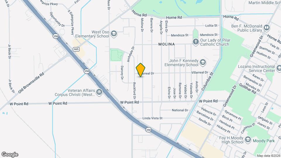 4517 Molina Dr Map and Location Details