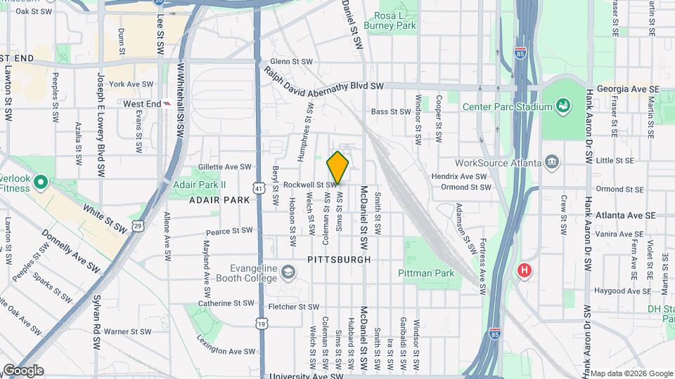 480 Rockwell St SW Map and Location Details