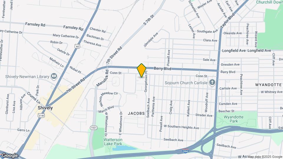 1704 Valley Forge Way Map and Location Details