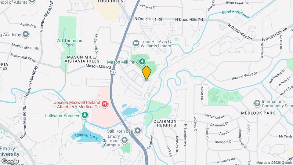 2063 Mason Mill Rd Map and Location Details