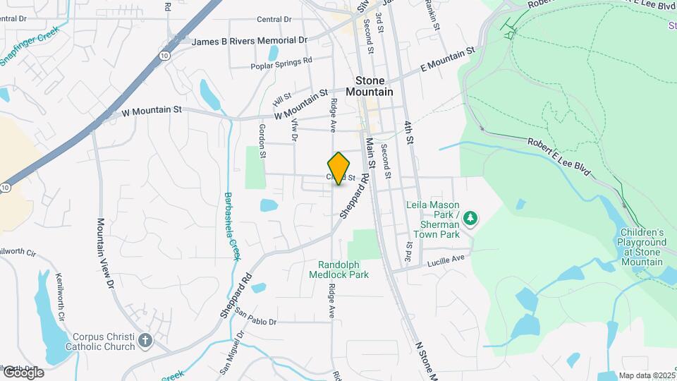 849 Ridge Ave Map and Location Details