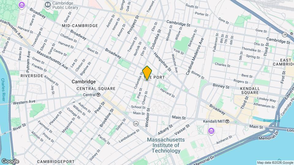 225 Harvard St Map and Location Details