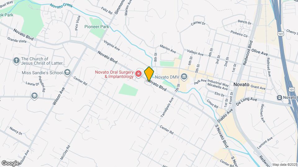 1755 Novato Blvd Map and Location Details