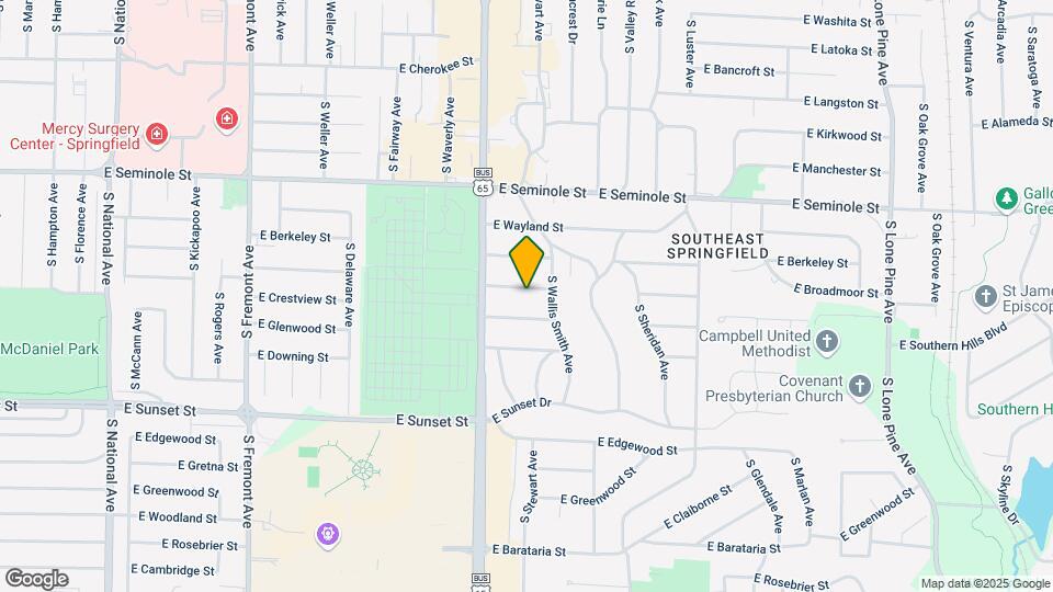 1846 E Broadmoor St Map and Location Details