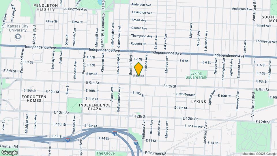 3223-3225 E 8th St Map and Location Details