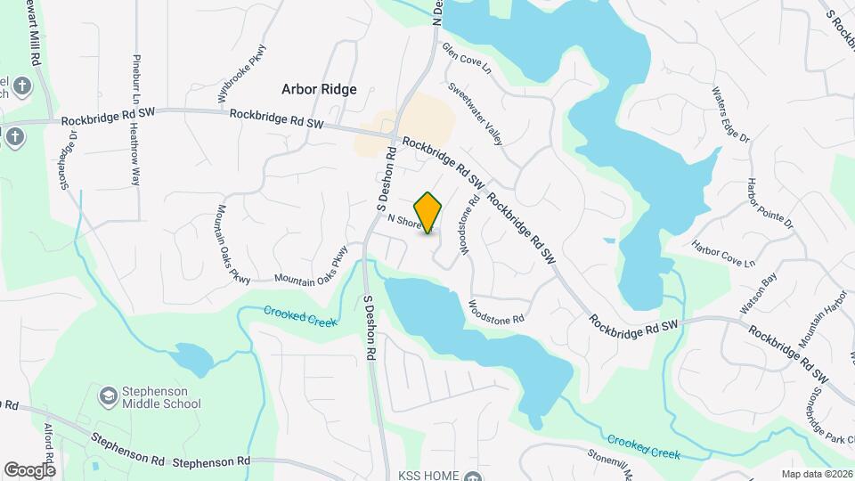 587 N Shore Rd Map and Location Details