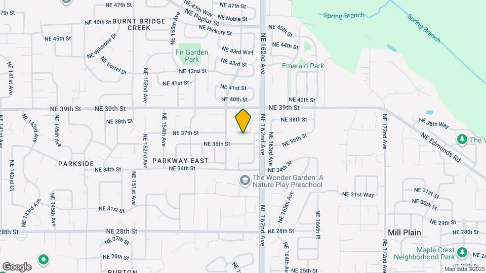 16007 NE 37th St Map and Location Details