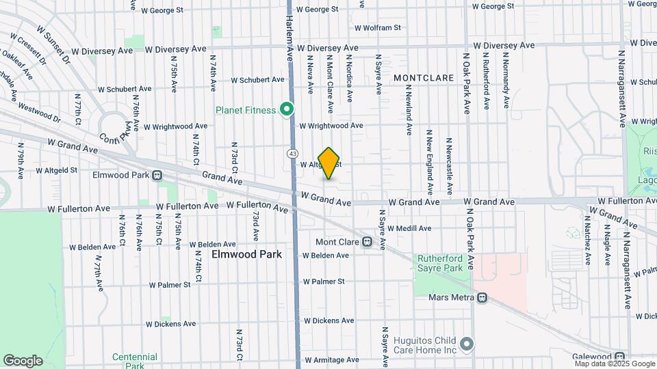 2421 N Neva Ave Mapa y Detalles de la Ubicación