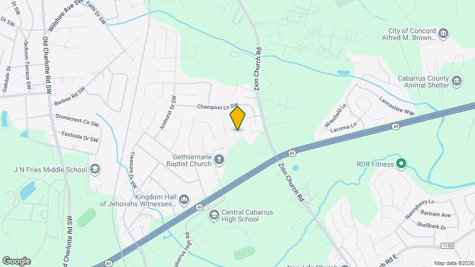 3033 Winners Cir SW Mapa y Detalles de la Ubicación